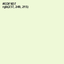 #EDF9D7 - Frost Color Image