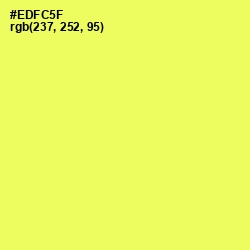 #EDFC5F - Candy Corn Color Image