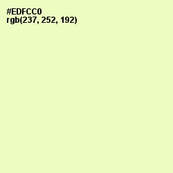 #EDFCC0 - Tusk Color Image