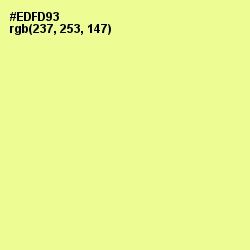 #EDFD93 - Jonquil Color Image