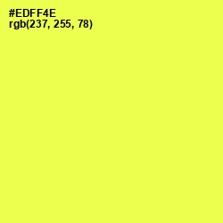 #EDFF4E - Starship Color Image