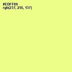 #EDFF89 - Honeysuckle Color Image