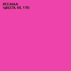#EE44AA - Brilliant Rose Color Image