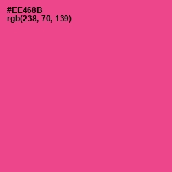 #EE468B - French Rose Color Image