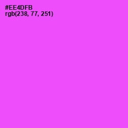 #EE4DFB - Pink Flamingo Color Image