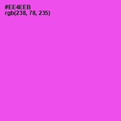 #EE4EEB - Pink Flamingo Color Image
