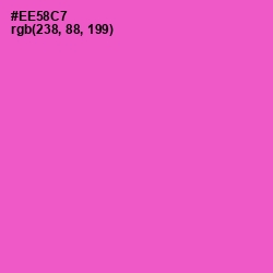 #EE58C7 - Orchid Color Image
