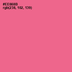 #EE668B - Froly Color Image