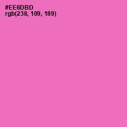 #EE6DBD - Hot Pink Color Image