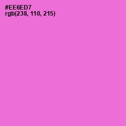#EE6ED7 - Orchid Color Image