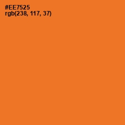 #EE7525 - Crusta Color Image