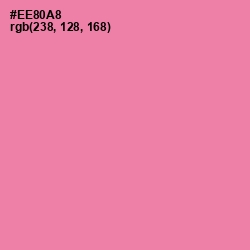 #EE80A8 - Carissma Color Image