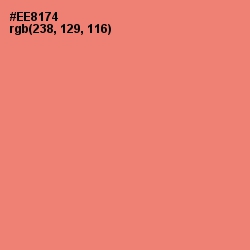 #EE8174 - Apricot Color Image