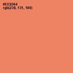 #EE8364 - Salmon Color Image