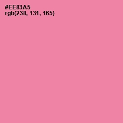 #EE83A5 - Carissma Color Image