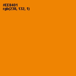 #EE8401 - Gold Drop Color Image