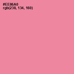 #EE86A0 - Carissma Color Image