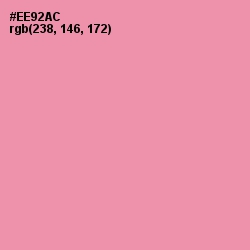 #EE92AC - Mauvelous Color Image