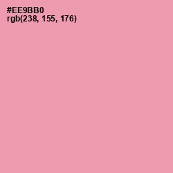 #EE9BB0 - Wewak Color Image