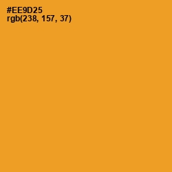 #EE9D25 - Fire Bush Color Image