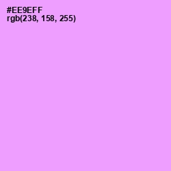 #EE9EFF - Lavender Magenta Color Image