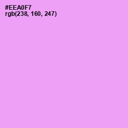 #EEA0F7 - Mauve Color Image