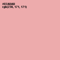 #EEABAB - Rose Bud Color Image