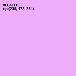 #EEACFB - Mauve Color Image
