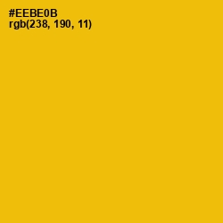 #EEBE0B - Corn Color Image
