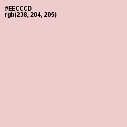 #EECCCD - Oyster Pink Color Image