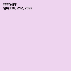 #EED4EF - Snuff Color Image