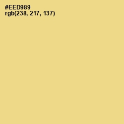 #EED989 - Flax Color Image