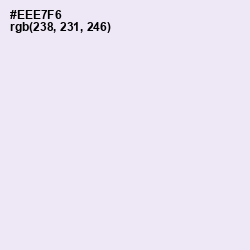 #EEE7F6 - Athens Gray Color Image