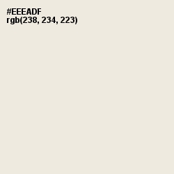 #EEEADF - White Rock Color Image