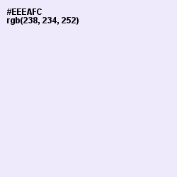 #EEEAFC - Blue Chalk Color Image