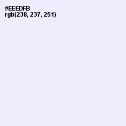 #EEEDFB - Selago Color Image