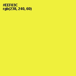 #EEF03C - Golden Fizz Color Image