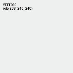 #EEF0F0 - Athens Gray Color Image