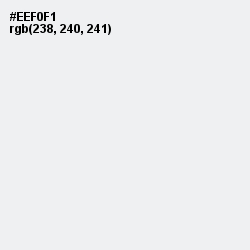 #EEF0F1 - Athens Gray Color Image