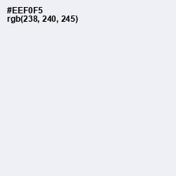 #EEF0F5 - Athens Gray Color Image