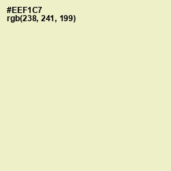 #EEF1C7 - Tusk Color Image