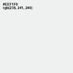 #EEF1F0 - Athens Gray Color Image