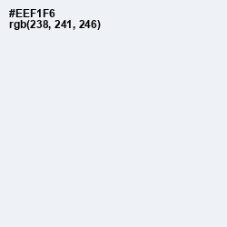 #EEF1F6 - Athens Gray Color Image