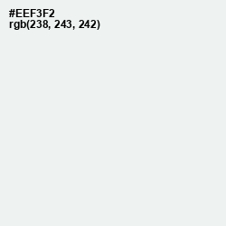 #EEF3F2 - Porcelain Color Image