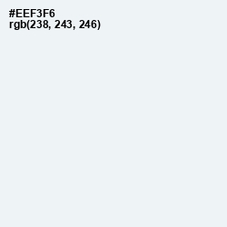 #EEF3F6 - Aqua Haze Color Image