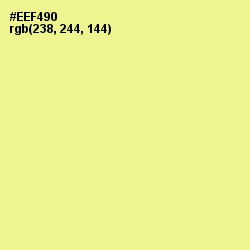 #EEF490 - Jonquil Color Image