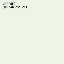 #EEF5E7 - Gin Color Image