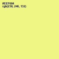 #EEF684 - Honeysuckle Color Image
