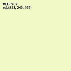 #EEF9C7 - Tusk Color Image