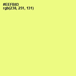 #EEFB83 - Honeysuckle Color Image